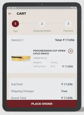 GRT Jewellers Online Shopping android App screenshot 0